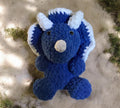 Triceratops - blue
